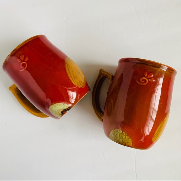 Sold Gibson 3D Owl Mug Set Stoneware Coffee Cups - Picture 2 of 8